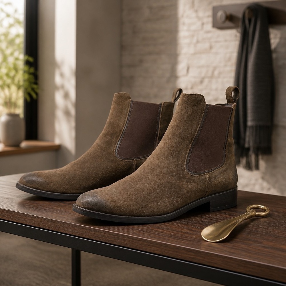 Thursday Boot Co Chelsea Boots Women Dark Brown Suede US 11